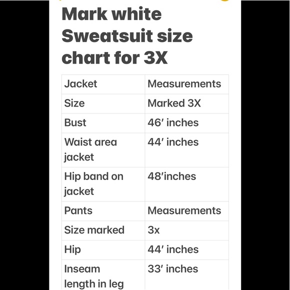 Mark White PLUS 3X Pink Sweatsuit Velour SET - Picture 6 of 6